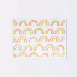 Silicone Place Mat with Decal-Rainbow Silk Screen - Cloud Island™