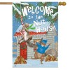 Winter Nut House House Flag Squirrels Welcome 28" x 40" Briarwood Lane - 2 of 4
