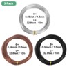 Unique Bargains Aluminum Gardening Bonsai Training Wire 3 Rolls - 3 of 4