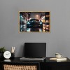 Notoriart Drive Through the Town Car Wall Art Framed - 2 of 4