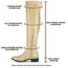 Allegra K Women's Zipped Low Block Heel Over Knee High Fashion Riding Boots - 2 of 4