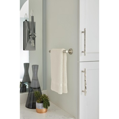 Polished Stainless Steel Wall Mounted Towel Bar 11.63 in