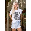 Funny Ride or Die Skeleton Golf Cart Graphic T Shirt Men or Women Brisco Brands - 4 of 4