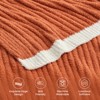 Snuggle Sac Reversible Knit Throw Blanket Soft Ribbed Textured Blanket for All Seasons - 2 of 4