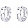 Sterling Silver Small Hoop Earrings for Women Fashionable, Simple and Trendy Styles, Low Allergy - 3 of 4