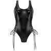 Women's Lace Up Thong Teddy - LASCANA - 2 of 4