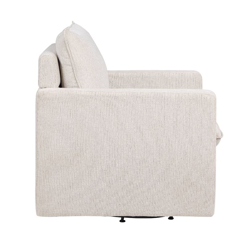 Enola Linen Swivel Armchair - HOMES: Inside + Out, 4 of 13