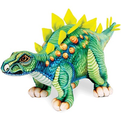 Underwraps Costumes Real Planet Stegosaurus Green 22 Inch Realistic Soft Plush