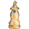 Old World Christmas Blown Glass Ornament for Christmas Tree, Sand Snowman (with OWC Gift Box) - 3 of 4