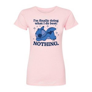 Women's - Disney - Nothing Fitted Graphic T-Shirt - 1 of 1