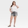 Women's High-Rise Cutoff Mini Jean Shorts - Universal Thread™ - 3 of 3