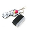 Wrapables 10 Pack Chapstick Holder Keychain with 10 Pieces Metal Clasps, Volleyball - 2 of 4