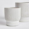 Plum & Post Pinny Flowerpot Planters Set of 2 - 2 of 3