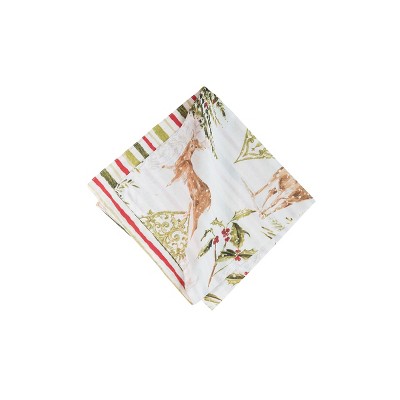 C&F Home Reindeer Tracks Napkin Set of 6