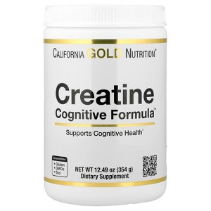 California Gold Nutrition Creatine Cognitive Formula™, with L-Leucine, Blueberry, Coconut & Grape Extract, 12.49 oz (354 g) - 1 of 4