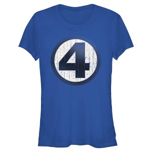 Juniors Marvel: Fantastic Four Classic Symbol T Shirt - 1 of 4