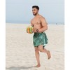 LA LEELA Men's Beachwear Wrap Summer Short Hawaiian Lava Lava Regular Surfing Cover-Up Swimwear Holidays Beach Sarongs For Men One Size Multi, Floral - 2 of 4