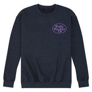 Men's - Polly Pocket - Polly P Case Grid Graphic Fleece Sweatshirt - 1 of 4
