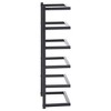 vidaXL Towel Rack Black Steel Towel Rack Rectangular Contemporary - 4 of 4