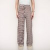 Anna-Kaci Lounge Women's Striped Drawstring Lounge Pants with Wide Leg and Soft Stretch Fabric - 4 of 4