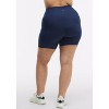 Peloton Women's Cadent 7" High Rise Pocket Bike Short, Deep Navy - 3 of 4