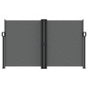 vidaXL Retractable Side Awning Anthracite 55.1"x472.4" - 3 of 4