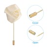 Unique Bargains Pocket Handmade Flower Lapel Pin Boutonnieres for Wedding party 24 Pcs - 3 of 4