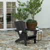 Merrick Lane Adirondack Chair with Cup Holder, Weather Resistant HDPE Adirondack Chair - 2 of 4