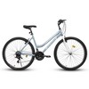 Okak 24/26IN Mountain Bike with Carbon Steel Frame, Adult Bike with 21-Speed System and Dual V-Brake, Kids Dirt Bike for Adult and Teens - 2 of 4