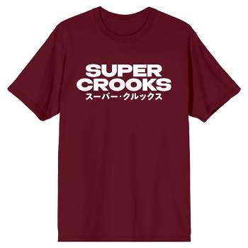 Super Crooks Kanji Logo Men's Cardinal Red T-shirt