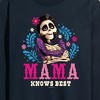 Men's Disney Imelda Mama Knows Best Long Sleeve Graphic T-Shirt - Navy - X-Large - 2 of 4