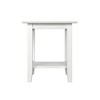 AFI Furnishings Mission End Table Set of 2 WH - 4 of 4