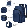 15.6"Travel Backpack Carry on, Water Resistant School Backpacks for Teens, College Back Pack Bookbag for Boys Girls, Work Backpacks for Women - 3 of 4