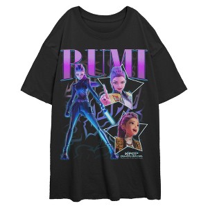 Juniors KPop Demon Hunters Your Idol Rumi Logo T Shirt - 1 of 2