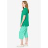Woman Within Plus Size 2-Piece Tunic Capri Set - 4 of 4