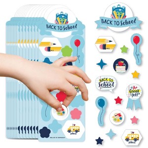 Big Dot of Happiness Back to School - First Day of School Classroom Decorations Favor Kids Stickers - 16 Sheets - 256 Stickers - 1 of 4