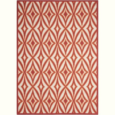 Waverly Sun & Shade "Centro" Azure Indoor/Outdoor Area Rug by Nourison