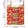 Joyfy 36/48 Pcs Valentine’s Day Gift Bag with Handles, Candy Bags for Kids Party Favor, Classroom Exchange Gift Bags - 4 of 4