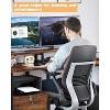 L-Shaped Computer Desk with Power Outlet, File Drawer, Dual Monitor Stands & Adjustable Shelf, Reversible Rustic Brown Home Office Desk - 2 of 4