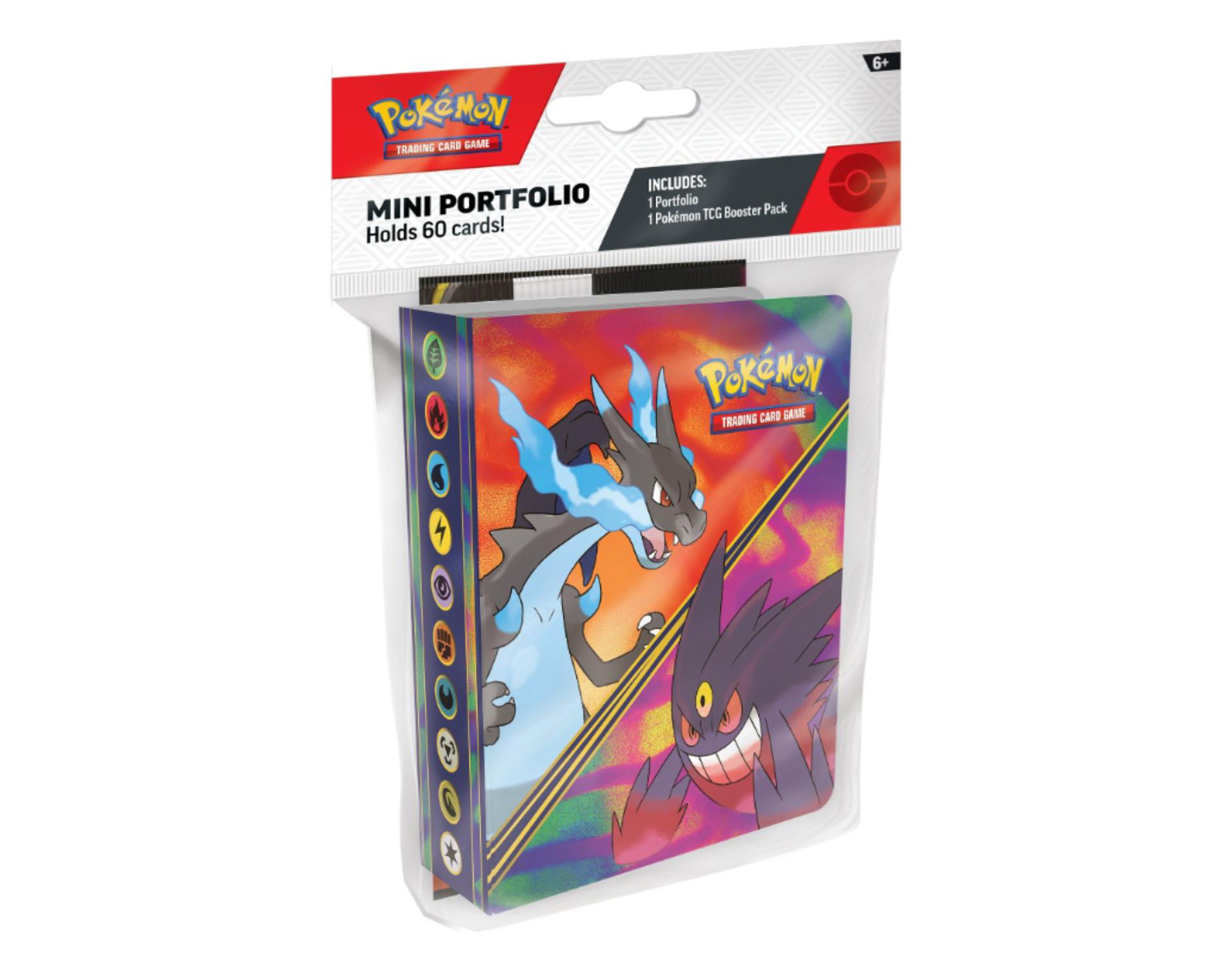 Pokemon TGC ME2 Phantasmal Flames Mini Portfolio | Mega Charizard X & Mega Gengar