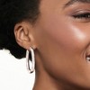 Ross-Simons Italian Sterling Silver Oval Tube Hoop Earrings - 2 of 4