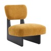 Grungis 25.61'' W Accent Chair with Polyester Upholstery,Lounge Chair with Sturdy Black Wood Base,Arm Chair for Bedroom,Reading Room,Office,2PC - 4 of 4