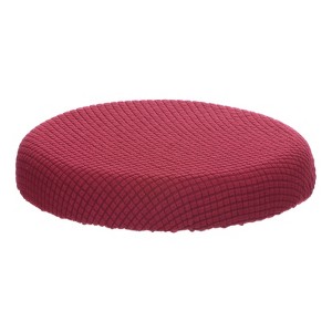 Unique Bargains Round Washable Elastic Bar Stool Cover for Dia 11"-13" Chair - 1 of 4