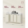 VASAGLE Laundry Hamper Laundry Basket Laundry Sorter with 4 Pull-Out and Removable Bags Shelf 4 x 10.6 Gallons - 4 of 4
