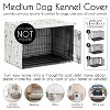Sweet Jojo Designs Dog Crate Kennel Cover 36in. Watercolor Floral Garden Multicolor - 4 of 4