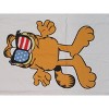 Garfield Classic Cartoon 4th of July Holiday  White Graphic Tee - 2 of 2