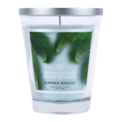 Home Scents 11.5oz Lidded Glass Jar Candle Summer Breeze – Home Scents By Chesapeake Bay Candle