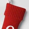 Knit Monogram Christmas Stocking Red - Wondershop™ - 3 of 3