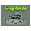 "Family Adventure" 6 piece Diecast Figure Set Limited Edition to 3600 pieces Worldwide 1/64 Scale Models by American Diorama - 2 of 3