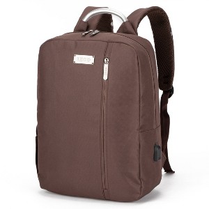 IZOD Aaron Business Travel Slim Durable Laptop Backpack with USB Charging Port, Fits 15.6 Inch Laptop/Notebook - 1 of 4